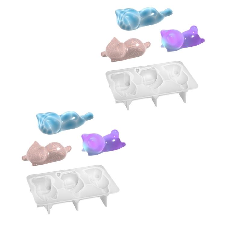 

Silicone Molds of Cartoon Animal Shapes Delicate Pen Holder Molds for Decoration 1