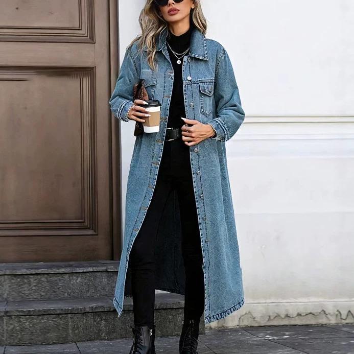 Denim Coats Moto Biker Jeans for