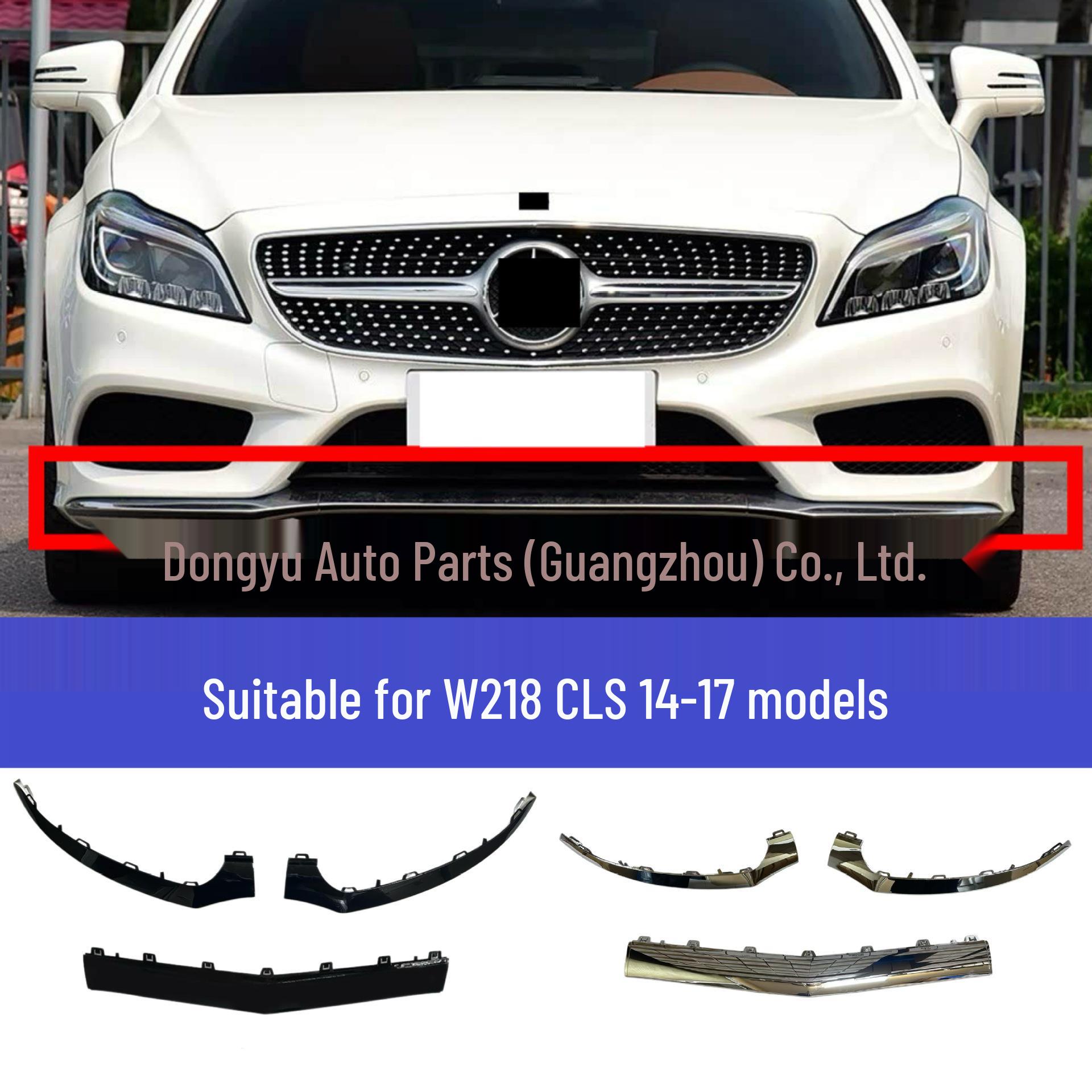 Совместимо с Mercedes W218 CLS Передний бампер Яркая полоса 2188851574 / 2188851774 / 2188851674 Black Left 2188853100