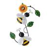 Wrought Iron Wall Hanging Decoration Outdoor Yarn Ornament Courtyard  Crafts Flower Decorations Iron: Statues
