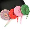 Colorful Rainbow Gradient Polyester Shoelaces for Sneakers and Canvas Shoes - Fun and Creative Laces for Kids