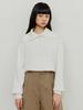 Leusejiem Open Collar Knit - Ivory