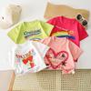 Kinder Baumwoll-T-Shirt Sommer Mädchen Freizeit-Top