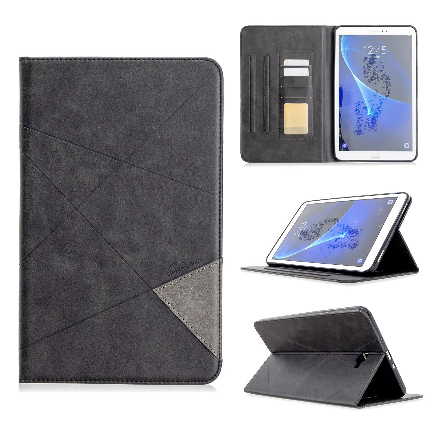 

Чехол для Samsung Galaxy Tab A 10.1 дюймов (Выпуск 2016 г.)(SM-T580/T585) Чехол-книжка Business Premium из искусственной кожи с несколькими углами обзора и карманом для карт SM-T580/T585