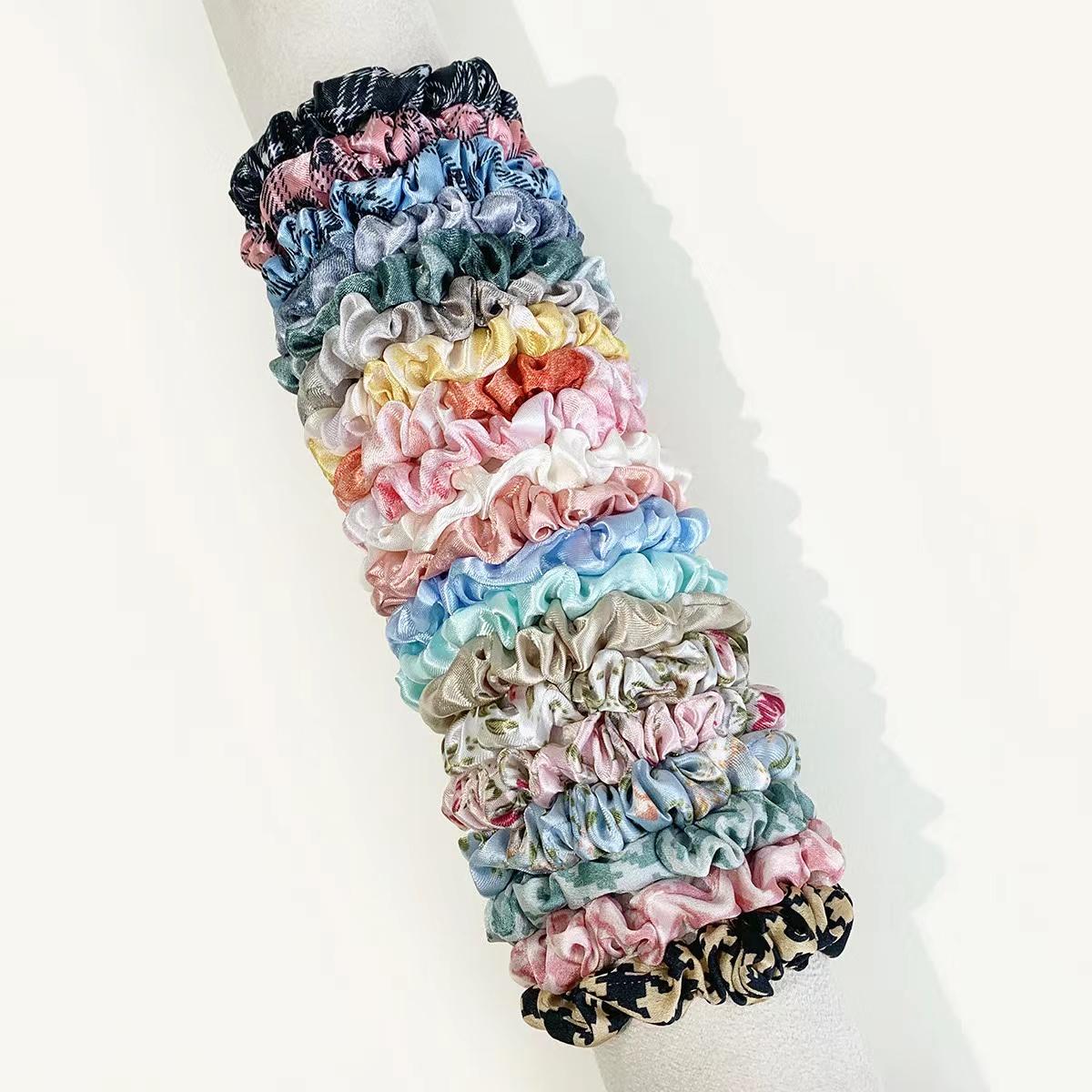 

20 шт., женские эластичные резинки для волос с неповторяющимся узором, резинки для волос, резинка для волос, веревка, аксессуары, оптовая продажа