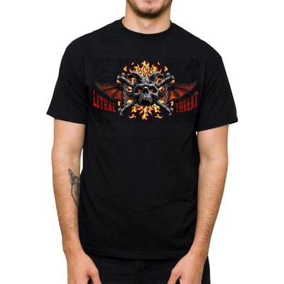 Lethal Threat Hell Was Full Mens Short Sleeve T-Shirt Black MD