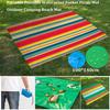 Tragbare Faltbare Picknickdecke mit Sack Wasserdichtes Zelt Neue Strandplane Camping Wandern