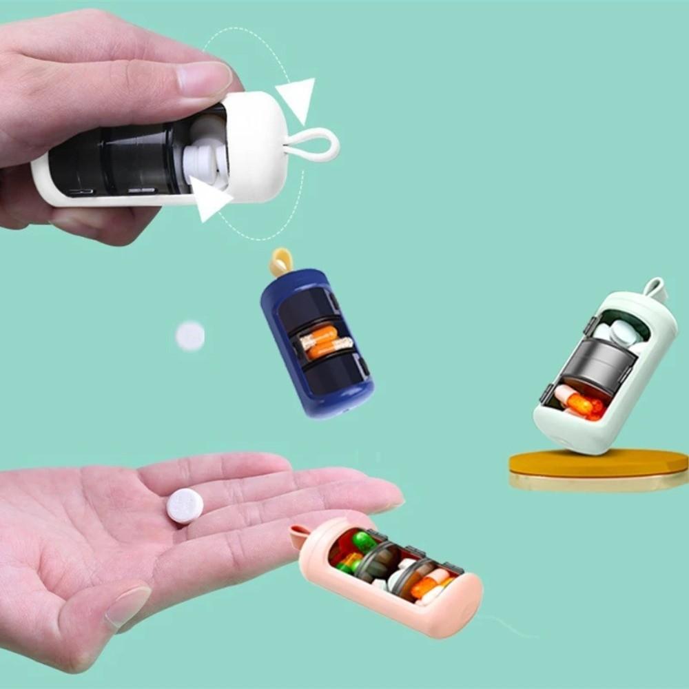 3 Grids Tablet Storage Container Plastic Medicines Dispenser Box Mini Pill Case