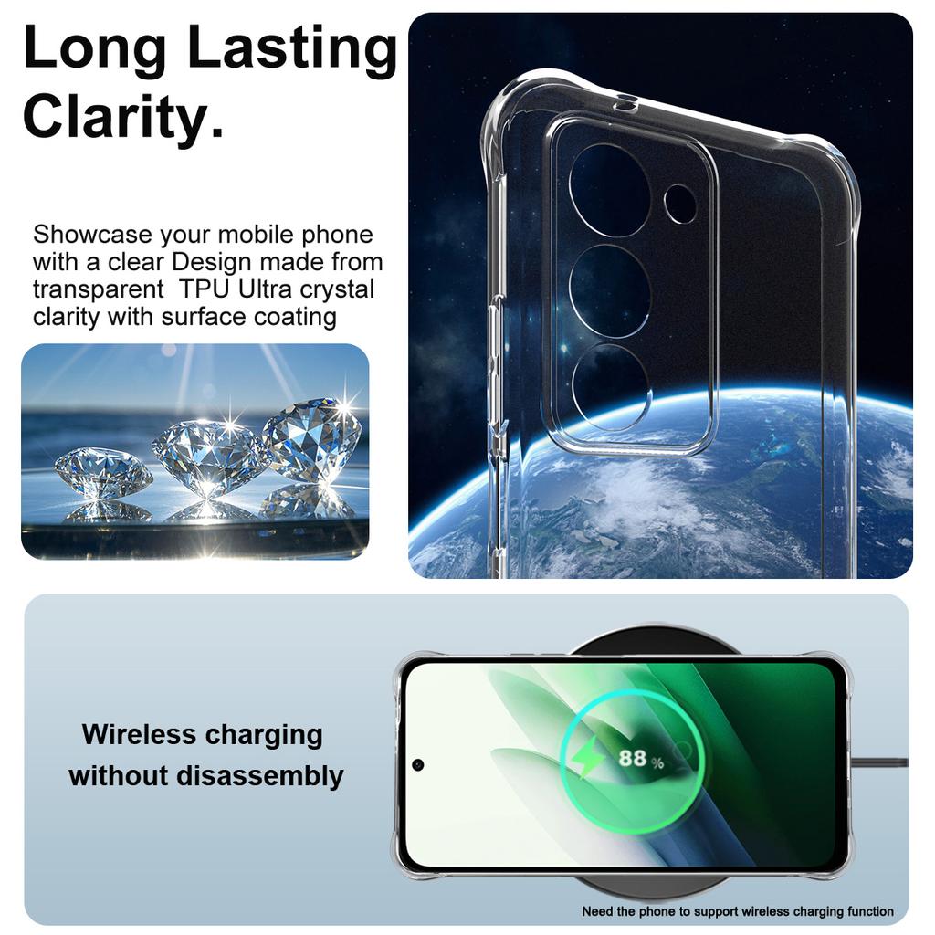 For Redmi 15 4G 5G Phone Case IMAK Shock-resistant Soft Case
