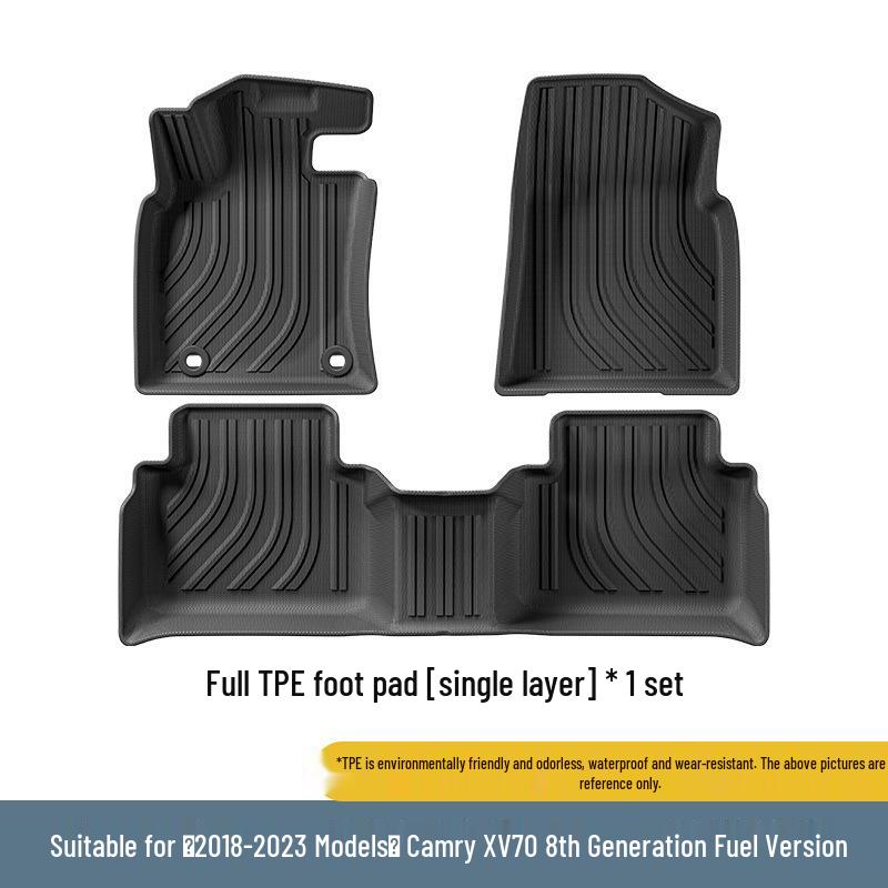TPE Floor Mats & Trunk Mat for 2018-2023 Toyota Camry XV70 (8th Gen Fuel Models)