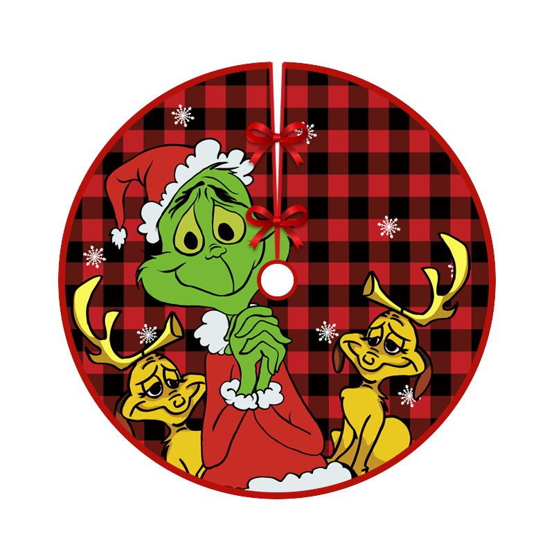 Christmas Tree Dress Ornaments Holiday Decorations Printed Ornaments Christmas Atmosphere New Year Decorations Multiple Styles