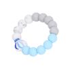 Baby Teething Bracelet Loose Silicone Round Handcrafted Infant Bracelet Teether Toys for Nursery