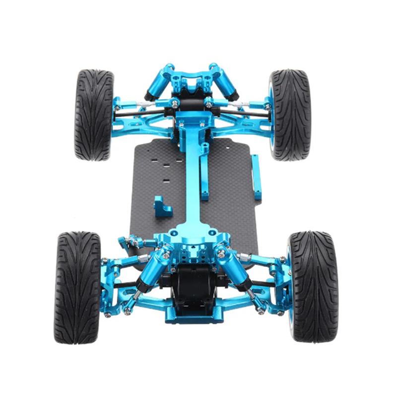 Metal Upgrade Swing Arm Steering Cup Linkage Shock Absorber Kit WLtoys 1/18 A959 A949 A969 A979 K929 RC Car Parts