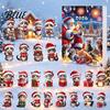 Festive Home Decor 24 Days 2026 Cat Hat Kitten with Santa Advent Calendar Christmas Countdown