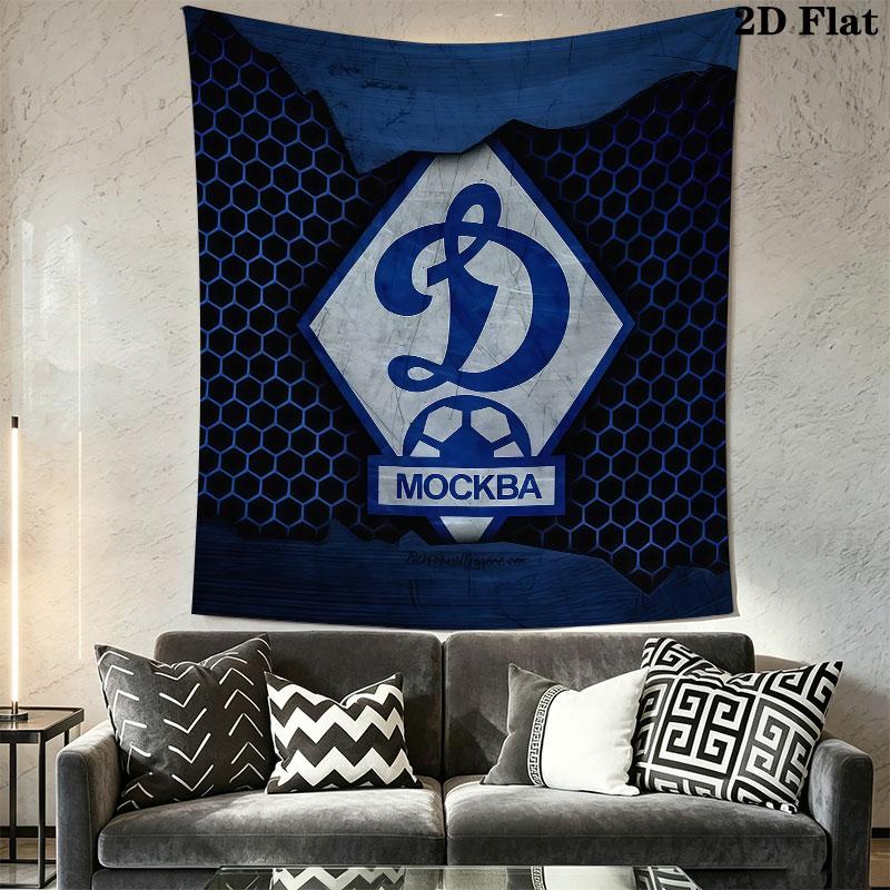 Dynamo Moscow Surge Wall Hanging Printed Fabric Blanket Decorative Tapestries for Bedroom Living Room Home Decor