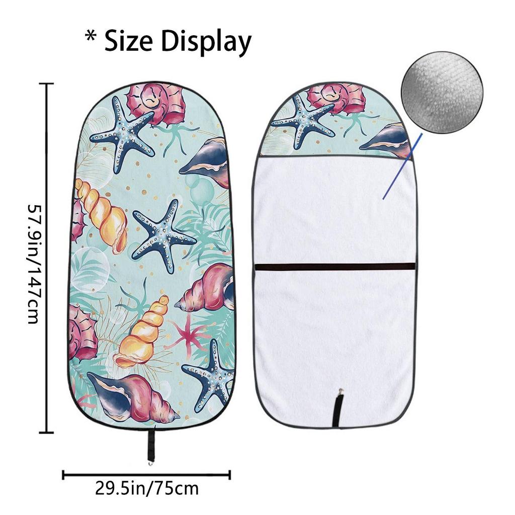 Universal Gym Car Seat Towel Cover - All-Season Front Seat Protector for Workout