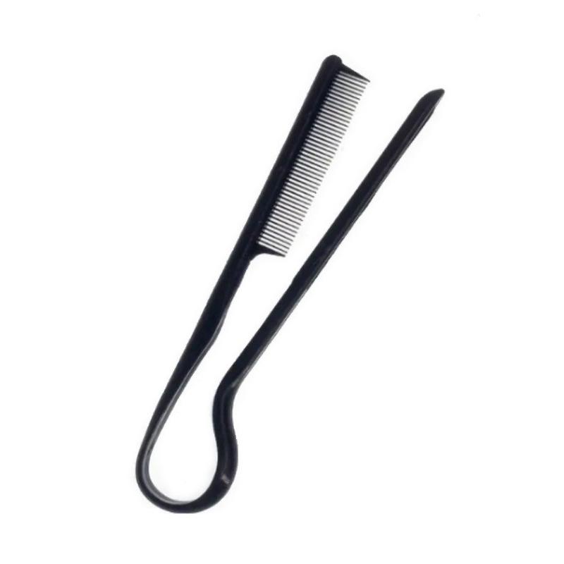 

Выпрямляющая расческа Wheat Straw V-Splint для укладки волос в домашних условиях. Инструмент для выпрямления волос. Уход за волосами. чёрный