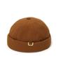 Eondeokeonteulolseutyudio Brimless Cap Half Moon / Washed Ox Nylon / Red Brown