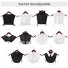 Fashion Cotton Detachable Clothes Accessories Lapel Blouse Top False Tie Shirt Fake Collar