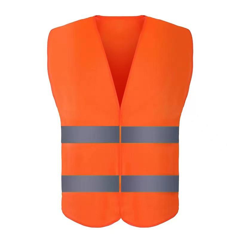 Fluorescent Reflective Safety Vest for Construction and Road Workers