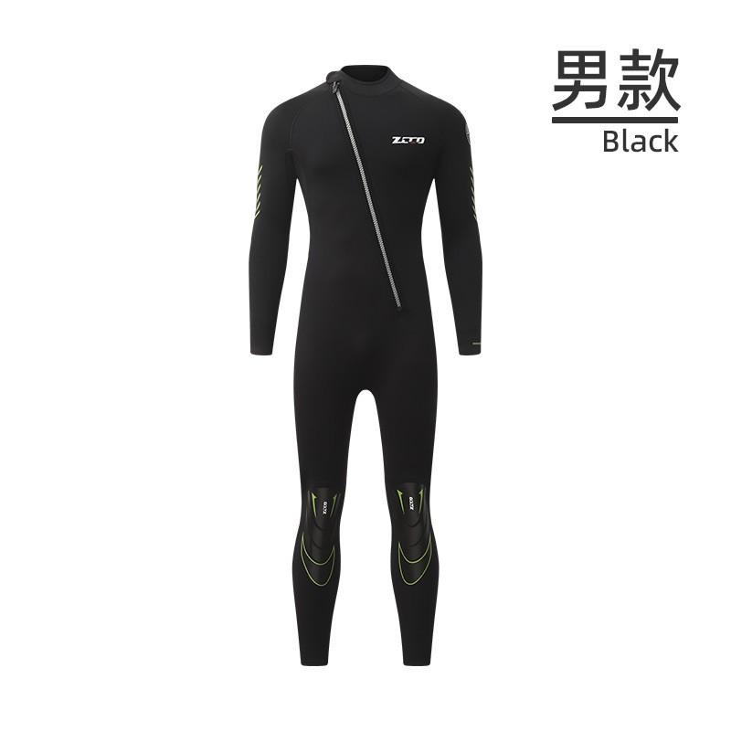 1.5mm Neoprene Wetsuit Men Women - Front Zip Full Suit Snorkeling Swimming Surfing Diving Warmth