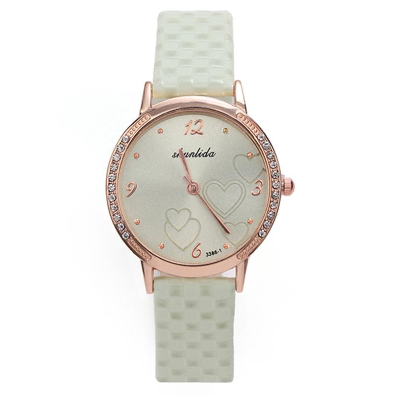 Diamond Love Women'S Watch Fashion Trend Belt Quartz Watch Women'S Light Luxury Niche Watch