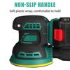 Wood Grinder Polishing Grinding Machine Cordless Rechargable Random Orbital Electric Sander With Sandpaper