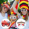 Voetbalfan Brillen Voetbalwedstrijd Voetbal Brillen Fotohokje Props Feest Brillen voor Voetbal Thema Verjaardagen Sportfeesten