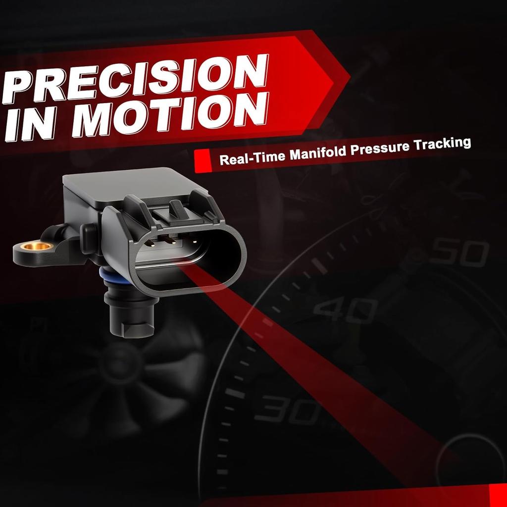 MAP Sensor Manifold Absolute Pressure 68271094AA for Dodge Challenger Charger Durango 6.4L, 2017-21 Jeep Grand Cherokee 6.4L, 2016-2020 Journey 2.4L