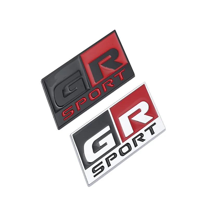 HAX1 OTOKIT Car Sticker GR Sport Decal Front Grille Emblem Badge for Toyota HV YARiS RZ RC RS Prius Lexus Harrier GRMN Logo Stickers