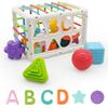 Montessori Toy Baby Shape Sorter Toy Sensory Sorting Toys Motor Training Game Kids Educational Toys For Baby 1 2 Years