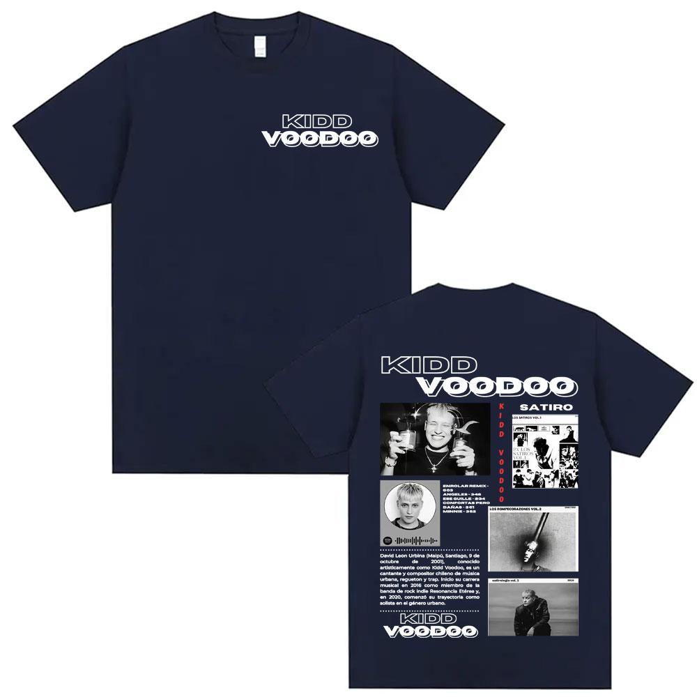 Kidd Voodoo Satiro Tour 2025 Graphic Tee Shirt Unisex Women Vintage Harajuku Hip Hop Tshirt High Quality Oversized Classic T Shirt