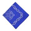 kakatrend Bandana Blue Paisley Adult 100% Cotton Stylish Handkerchief Bandana Cotton Men's Unisex Large 55cm x 55cm