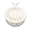 Fruit Washing Bowl with Strainer and Lid Foldable Handle Colander Container for Kitchen Picnic Camping