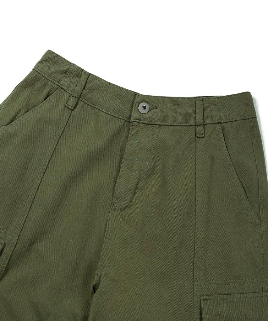 CGP Extra Wide Fit Cargo Cotton Pants_Khaki