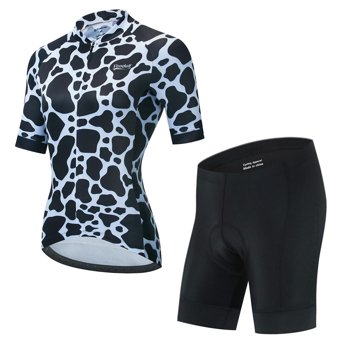 Short Sleeve Cycling Suit Women s Strap Suit Summer Outdoor Sports Cycling Suit S