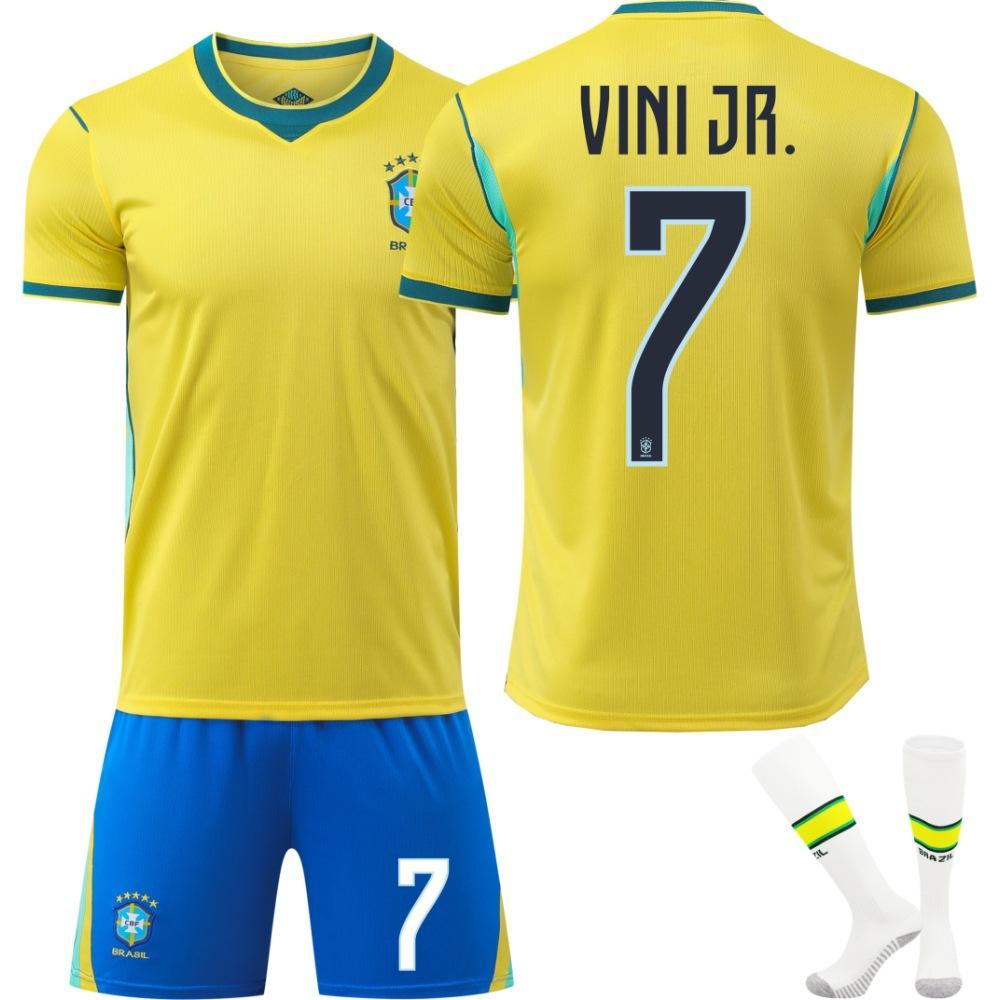 Mistrovství světa 2026 Brazílie Ne. 10 Neymar 7 Vinicius Dětský dres Dospělý set
