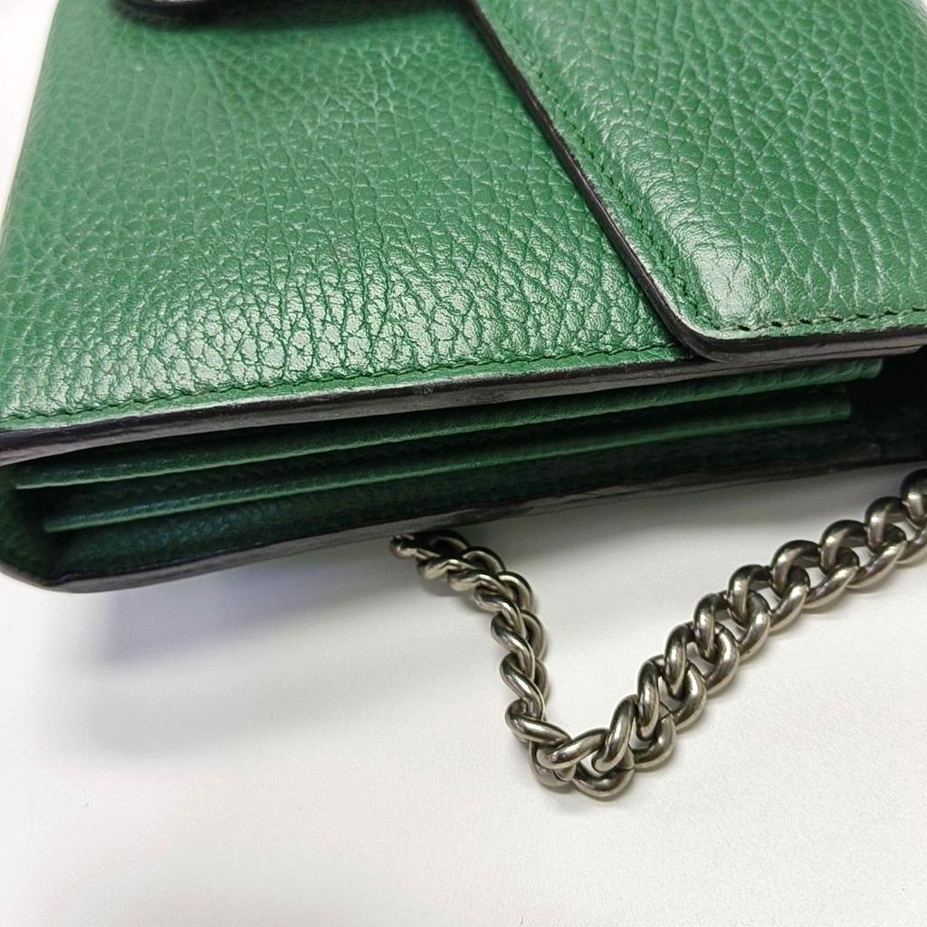 [Gebraucht] Dionysus Doppel-Tigerkopf-Schnalle Kette Schulter Leder Geldbörse Crossbody Tasche - Sehr Gut #FM7E2Z