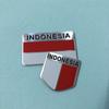 Turkish Flag Car Sticker, Indonesian National Logo Metal Sticker TURKEY Indonesian Car Decoration Aluminum