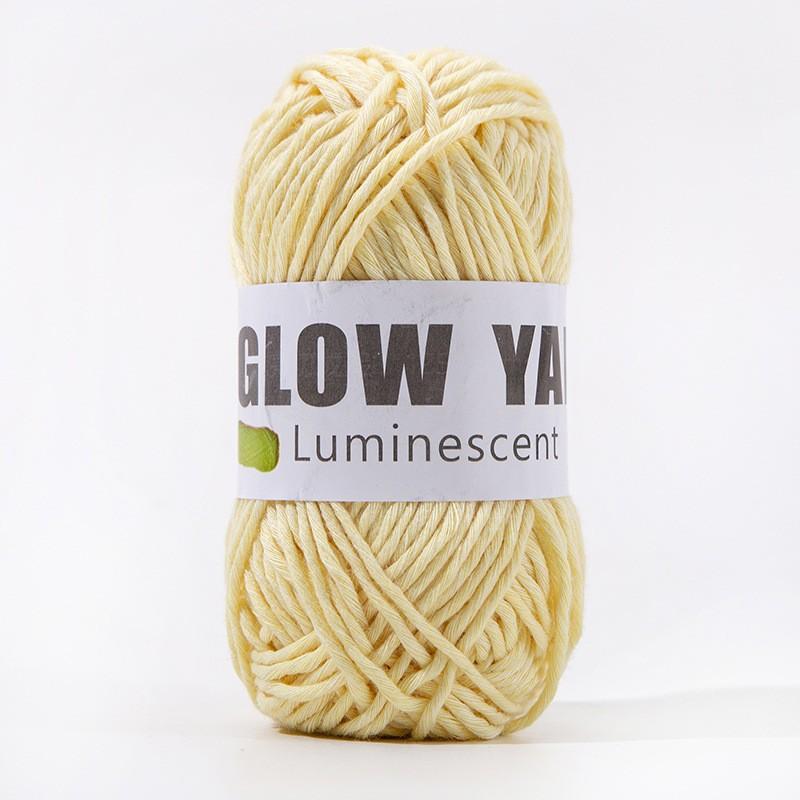800m Funktionelles Garn Leuchtet im Dunkeln Polyester Leuchtendes Dickes Garn 2mm zum Handstricken Teppich Pullover Mütze Wollgarn