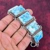 Larimar Armband Edelsteinschmuck, 925 Massiv Sterlingsilber Handgefertigtes Armband, Schmuck im neuesten Design