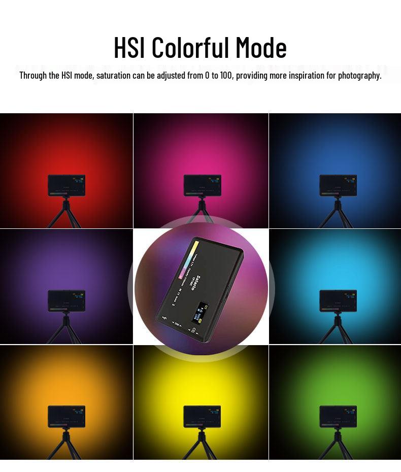 Portable RGB LED Light for Photography & Vlogging