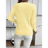 Elegant Ladies Solid Color Sweater Soft Round Neck Pullover Comfortable Fitted Durable Versatile Fashion Casual and Formal Wear