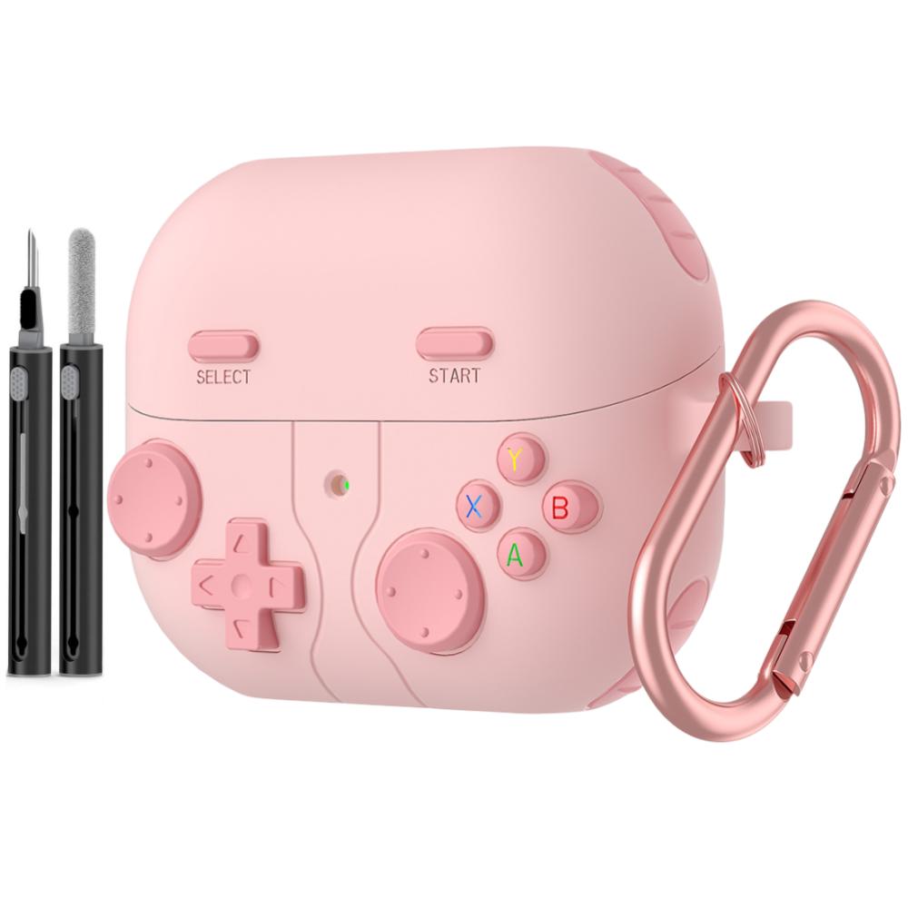 for New Galaxy Buds3 FE (2025) Case Cover Shockproof For Galaxy Buds 3 FE Protective Hard Cover Shell with Keychain&Cleaning kit