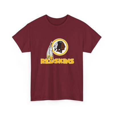 Washington Redskins Logo Printed T-Shirt NFL Football History Collectible