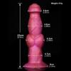 Realistic Dog Dildo - Extra Large Silicone Animal Penis Sex Toy for Adults - Lifelike Texture - Safe & Body-Friendly