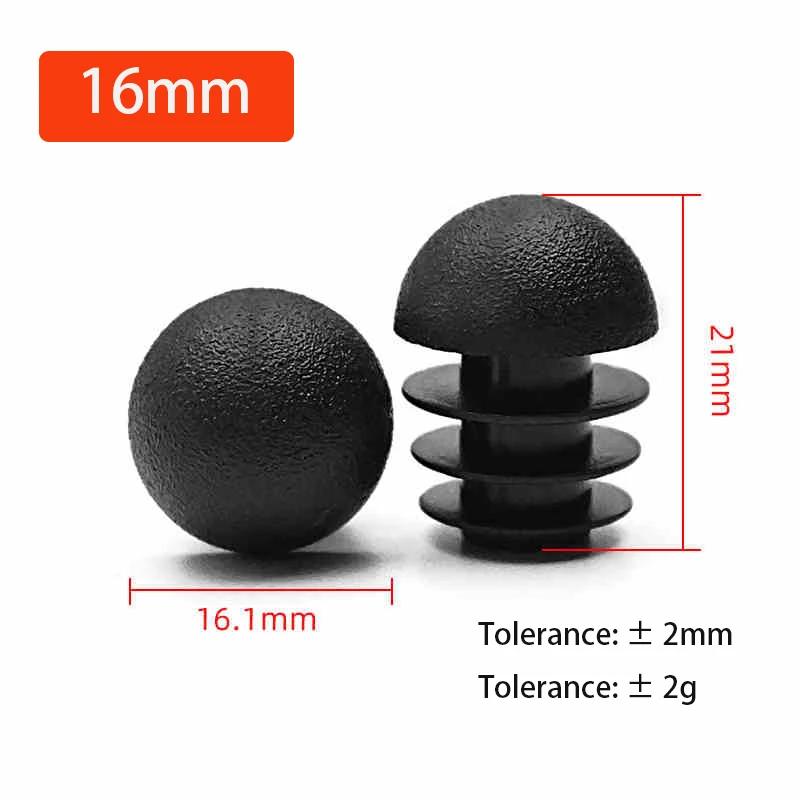 

4-50Pc Half Round Screw Furniture Table Foot Tip Chairs Legs Pad Protector Cover Caps Pipe Plug Lid Tube Hole Protection End Cap 4Pcs
