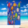Quick Dry Beach Towel Battle For Dream Island Pattern, Lightweight Absorbent Towel for Pool Beach Vacation Use