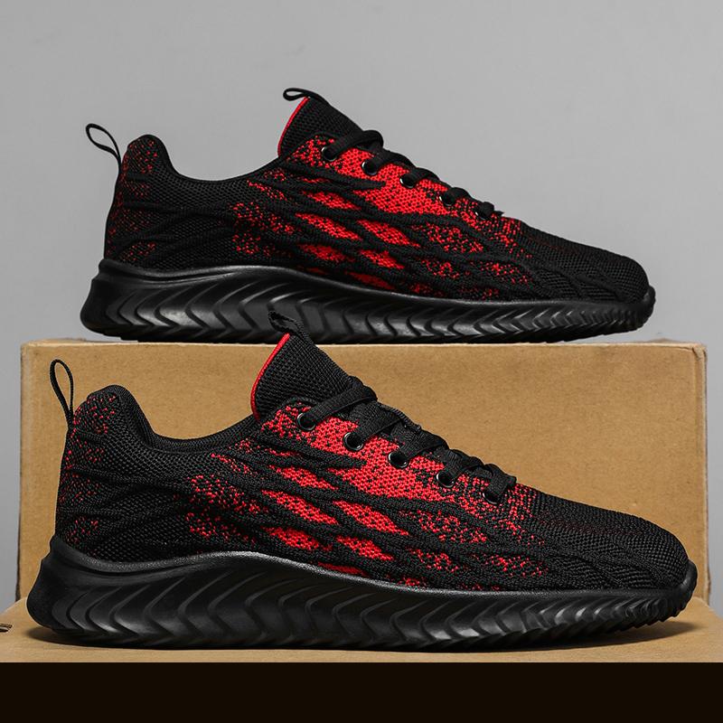 YRZL Men Shoes Mesh Sneakers Men Sneaker Casual Mens Shoe Tenis Trainer Breathable Sports Shoes Fashion Running Shoes for Men