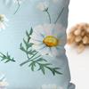 1pc Daisy Fresh Style Pillow Case Square Pillow Bedroom Sofa Leisure Comfort Cushion Car Living Room Home Decoration 40X40